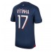 Maillot de foot Paris Saint-Germain Vitinha Ferreira #17 Domicile vêtements 2023-24 Manches Courtes